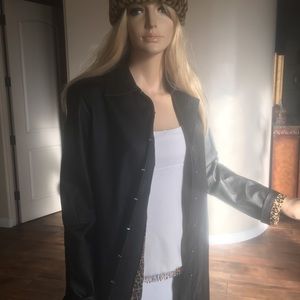 Women’s Leather Coat Size Small